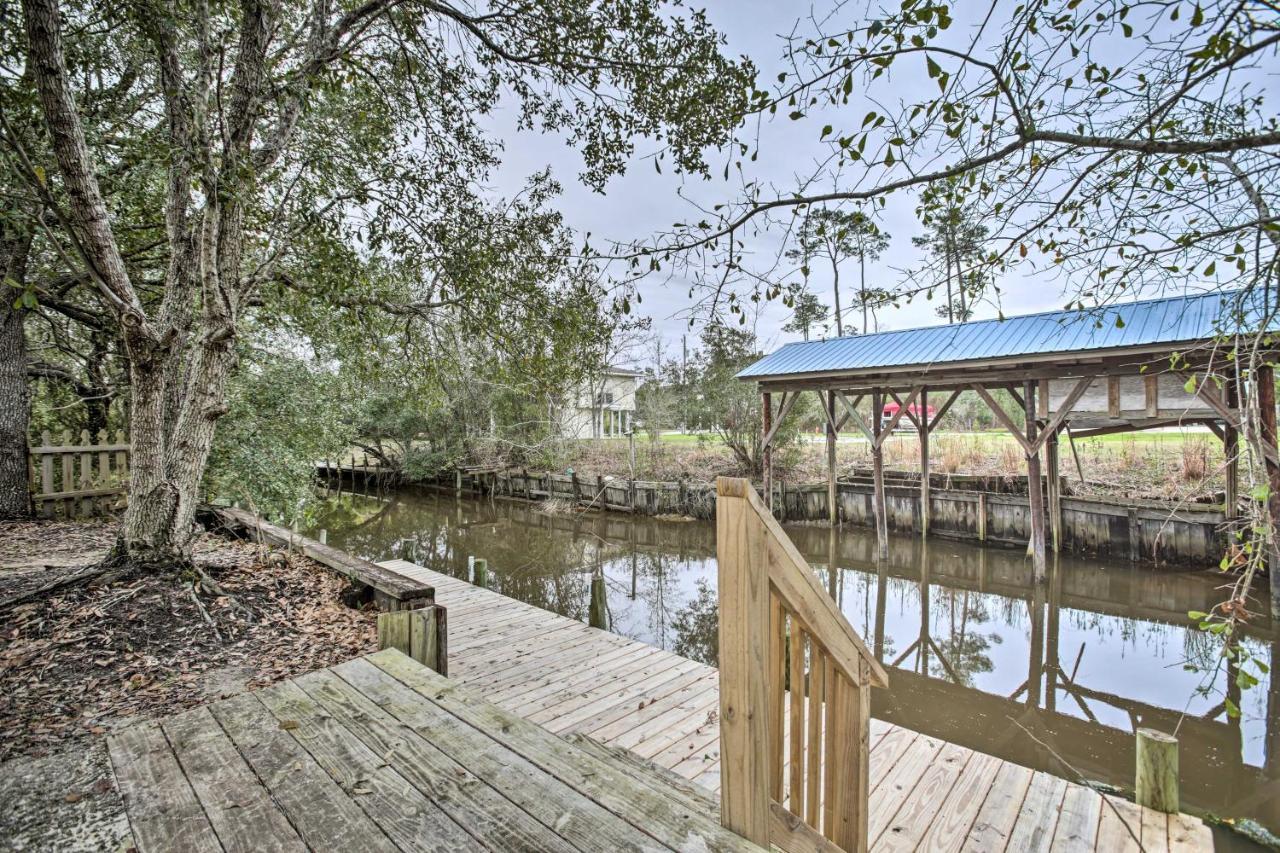 Waterfront Bay St Louis Beach House With Deck! Бей-Сент-Луис Экстерьер фото